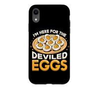 Custodia per iPhone XR Sono qui per la cena di buon Ringraziamento di The Deviled Egg