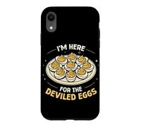 Custodia per iPhone XR Sono qui per The Deviled Egg Foodie Buon Ringraziamento