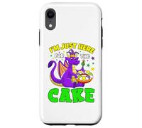 Custodia per iPhone XR Sono qui solo per la Cake - outfit Mardi Gras 2024 per bambini
