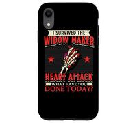 Custodia per iPhone XR Sono sopravvissuto all"arresto cardiaco di attacco cardiaco di Widow Maker
