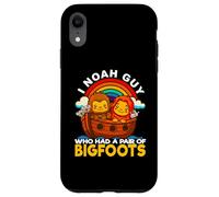 Custodia per iPhone XR Sono un ragazzo di Noah che aveva un paio di bigfoot, l'Arca di Noè, la fede nello Yeti?