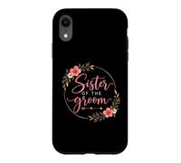 Custodia per iPhone XR Sorella dello sposo floreale festa di nozze