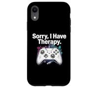Custodia per iPhone XR Sorry I Have Therapy Controller per console per videogiochi
