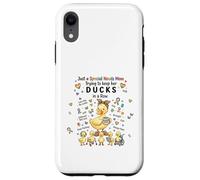 Custodia per iPhone XR Special Needs Mom Autism Caregivers Cute Mama Duck