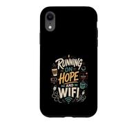 Custodia per iPhone XR Speranza Wifi Caffe Divertente