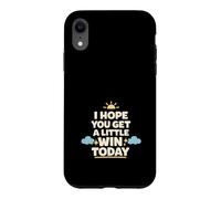 Custodia per iPhone XR Spero che qualcosa di buono ti accada oggi positivo
