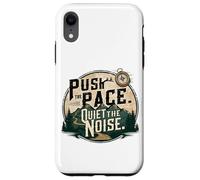 Custodia per iPhone XR Spingere il ritmo è la motivazione per l'escursionismo
