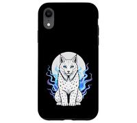 Custodia per iPhone XR Spirito di lince iberica bianca