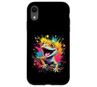 Custodia per iPhone XR Splash Art - Gecko Crested Gecko Lovers