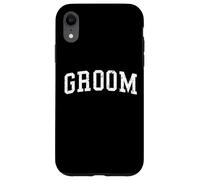 Custodia per iPhone XR Sposo Corrispondenza Sposa Bachelor Party Matrimonio Sposo