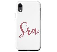 Custodia per iPhone XR Sra., signora spagnola moglie marito matrimonio sr Mr Matching Señora