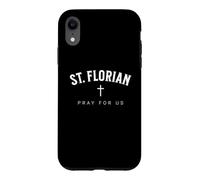 Custodia per iPhone XR St. Florian Catholic Patron Christian Saint