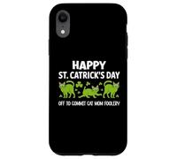 Custodia per iPhone XR St Patricks Cat Mom Off to Commit Irish Foolery St Catrick