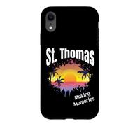Custodia per iPhone XR St Thomas crea ricordi abbinati alle vacanze in famiglia sulla spiaggia