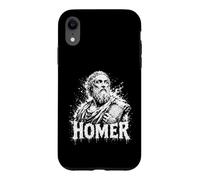 Custodia per iPhone XR Statua classica del poeta epico greco antico di Omero