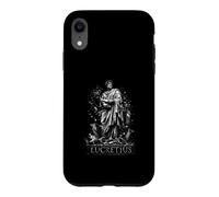 Custodia per iPhone XR Statua epicurea del filosofo romano di Lucrezio