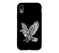 Custodia per iPhone XR Steampunk Eagle Vintage Meccanico Ingranaggio Retro Orologio Art