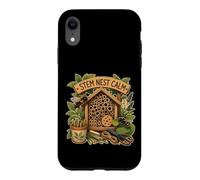Custodia per iPhone XR STEM NEST CALM Api Solitarie Rifugio Giardino