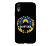 Custodia per iPhone XR Stemma del patrimonio dell'isola degli squali blu di Capo Verde