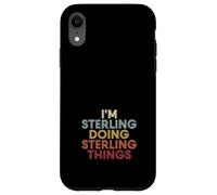 Custodia per iPhone XR Sterling Name Sterling Personalized Name First Given