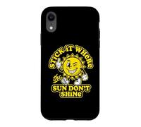 Custodia per iPhone XR "Stick It Where The Sun Don't Shine" - Funny Attitude Novità