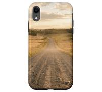 Custodia per iPhone XR Strada di ghiaia rurale Campagna Scenic Winding Path