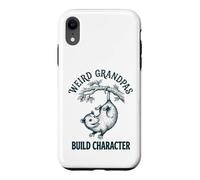 Custodia per iPhone XR Strano Nonni Costruire Carattere Possum Retrò Vintage