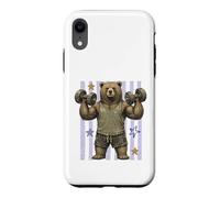 Custodia per iPhone XR Strong Bear - Animale per sollevamento pesi, palestra