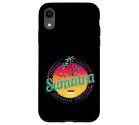 Custodia per iPhone XR Sumatra Indonesia retrò tramonto vintage souvenir