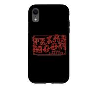 Custodia per iPhone XR Sun Records x David Allan Coe Texas Moon Logo rosso