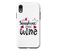 Custodia per iPhone XR Sunshine & Wine Book Club Merch,Read Between the Wines Women