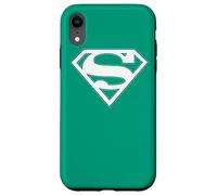 Custodia per iPhone XR Superman Green & White Shield