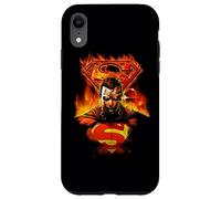 Custodia per iPhone XR Superman Man On Fire