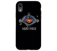 Custodia per iPhone XR Superman Nerd Rage