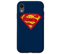 Custodia per iPhone XR Superman Shattered Shield Logo