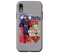 Custodia per iPhone XR Superman Truth Justice
