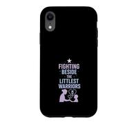 Custodia per iPhone XR Supporto per guerrieri del cancro della forza dell'infermiera di oncologia pediatrica