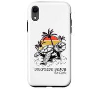 Custodia per iPhone XR Surfside Beach Carolina del Sud Salva Loggerhead Sea Turtle Art