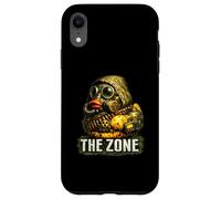 Custodia per iPhone XR Survival Duck Maschera antigas Graphic Post Apocalyptic Gaming