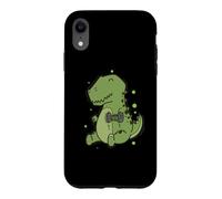 Custodia per iPhone XR T-Rex Dino con Manubri fa Fitness