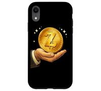 Custodia per iPhone XR T-shirt Z Coin Crypto Crypto Design per amore di valuta digitale