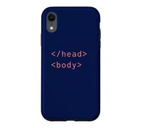 Custodia per iPhone XR Tag corpo testa HTML Codifica sintassi Sviluppatore Web CSS Coder