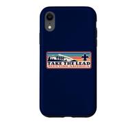 Custodia per iPhone XR Take the Lead! Vintage Scouting Hiking 90s Vibe Logo