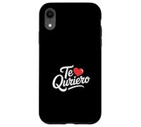 Custodia per iPhone XR Te Quiero Funny Daying Cuore Amore Umorismo Spagnolo