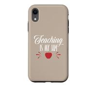 Custodia per iPhone XR Teaching is My Jam Divertente Insegnante Citazione Umorismo in classe