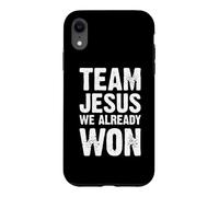 Custodia per iPhone XR Team Jesus abbiamo già vinto