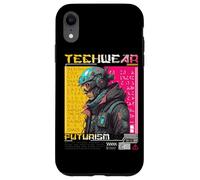 Custodia per iPhone XR Techwear Futurismo Design Città del Caos