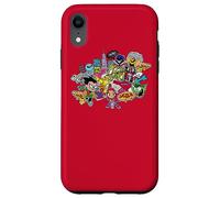Custodia per iPhone XR Teen Titans Go! Pizza War!