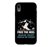 Custodia per iPhone XR Telemark Skiing Squats Should Be Scenic