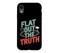 Custodia per iPhone XR Teoria della cospirazione della terra piatta - Appiattire la verità